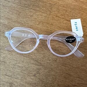A.J. Morgan Reading Glasses pink Milky Way 1.25 NEW